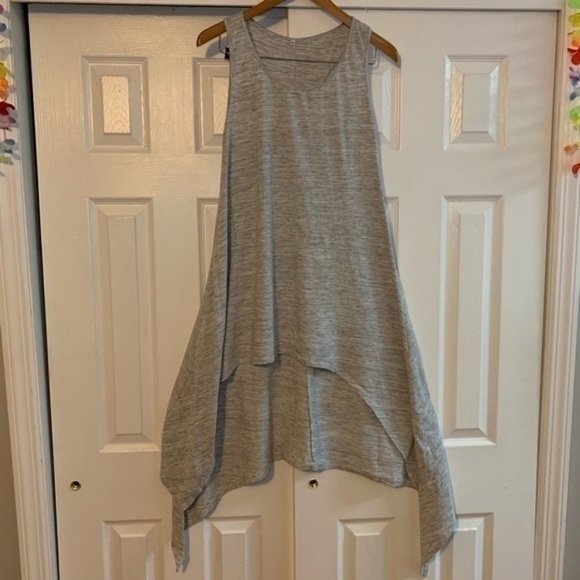Gray High-Low Casual Dress Size Small - Picture 3 of 8